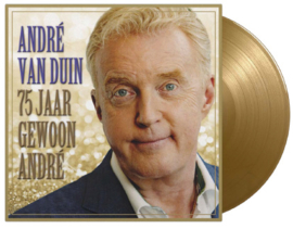 Andre Van Duin 75 Jaar Gewoon Andre 2LP - Goud Vinyl-