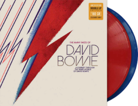 The Many Faces Of David Bowie: A Journey Through The Inner World Of David Bowie 180g 2LP (Red & Blue Vinyl)