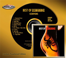 The Scorpions Best of Scorpions Numbered Limited Edition Hybrid Stereo SACD
