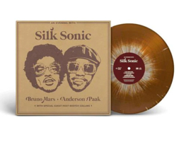 Silk Sonic An Evening With Silk Sonic LP - Brown White Vinyl-