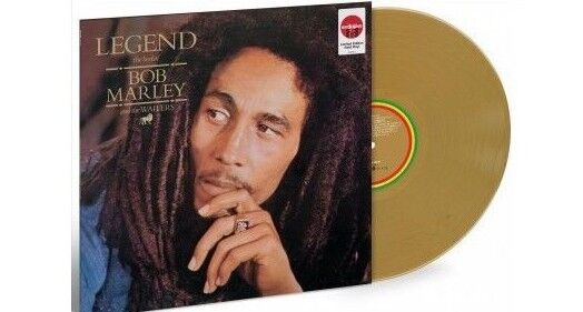Bob Marley & The Wailers Legend LP - Gold Vinyl