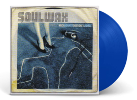 Soulwax Much Against Everyone`s Advice LP - Blue Vinyl-