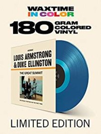 Louis Armstrong & Duke E Great Summit  LP -Blue Vinyl-
