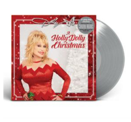 Dolly Parton A Holly Dolly Christmas LP - Silver Vinyl-