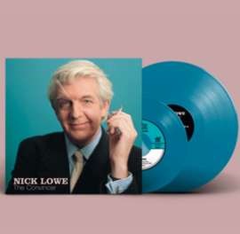 Nick Lowe The Convincer (20th Anniversary) LP & 45rpm 7" Vinyl Single -Blue Vinyl-