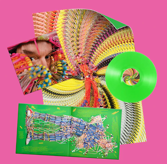 David Byrne Who Is The Sky LP - Green Vinyl-