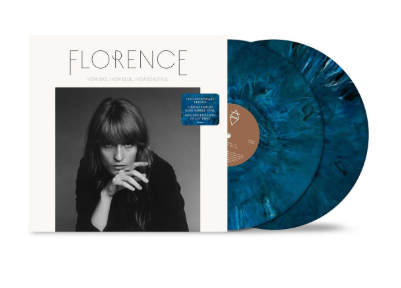 Florence + the Machine How Big, How Blue, How Beautiful (10th Anniversary Edition) 2LP (Blue Marble Vinyl)