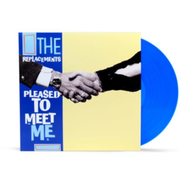 The Replacements Pleased to Meet Me LP - Blue Vinyl-
