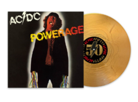 Ac/Dc Powerage LP - Gold Vinyl-