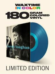 Sarah Vaughan With Clofford Brown LP - Blue Vinyl-