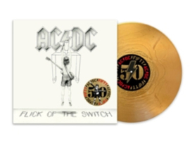 Ac/Dc Flick Of The Switch LP - Gold Vinyl-