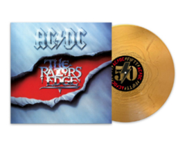 Ac/Dc Razor Edge LP - Gold Vinyl-