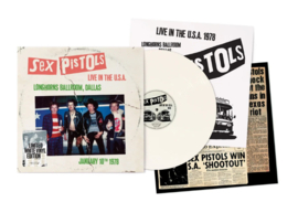 Sex Pistols Live In The U.S.A 1978, Dallas 2LP - White Vinyl-