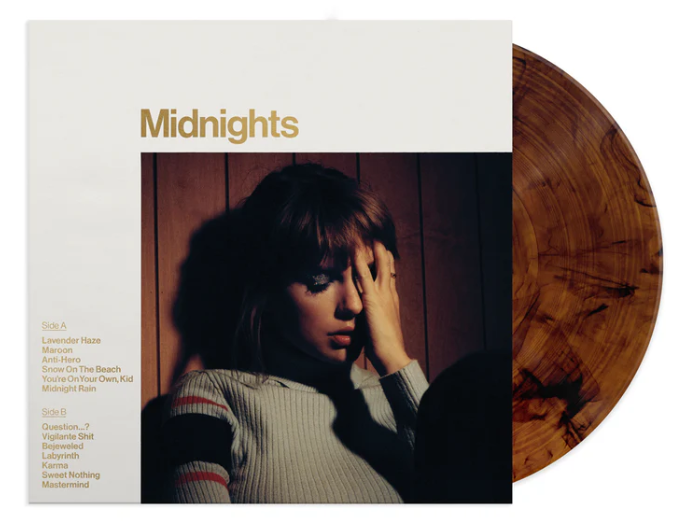 Taylor Swift Midnights LP - Mahogany Vinyl-
