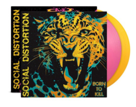 Social Distortion Born to Kill Indie Exclusive 2LP (Pink & Yellow Vinyl)