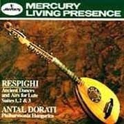 Respighi Ancient Dances And Airs For Flute LP