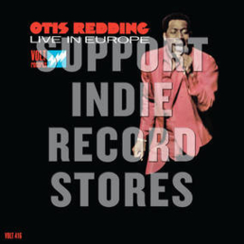 Otis Redding Live in Europe (50th Anniversary Edition) LP - Red Vinyl-