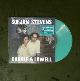 Sufjan Stevens Carrie & Lowell LP - Turquoise Vinyl-