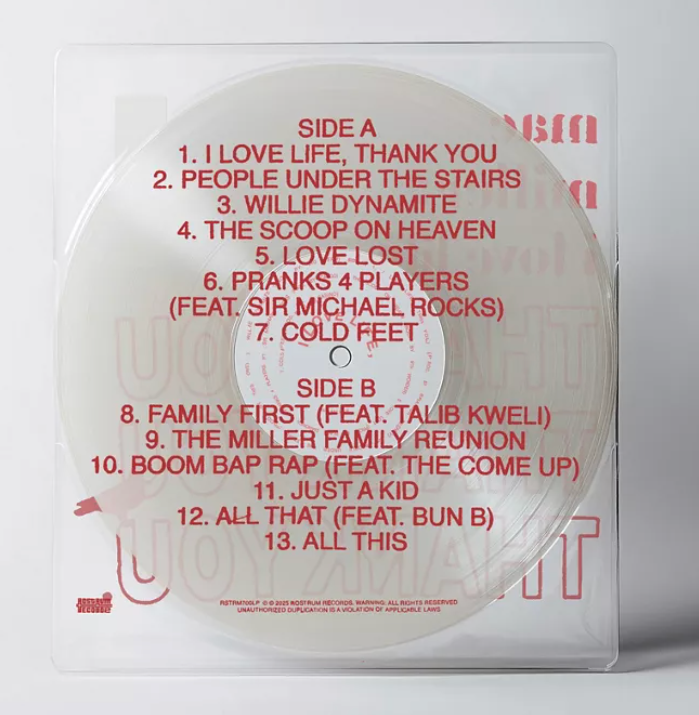 Mac Miller I Love Life, Thank You LP - Clear Vinyl-