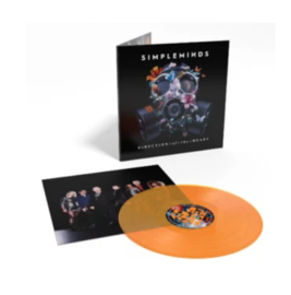 Simple Minds Direction of the Heart LP - Orange Vinyl