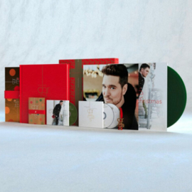 Michael Buble Christmas 10th Anniversary Super Deluxe LP, 2CD & DVD Box Set (Green Vinyl)