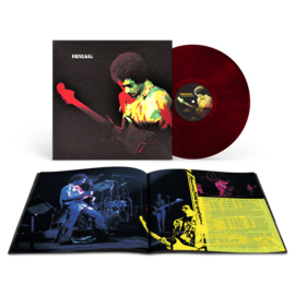 Jimi Hendrix Band Of Gypsys LP - Translucent White Red Vinyl-