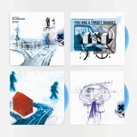 Radiohead Ok Computer 3LP - 20th Anniversary  Edition Blue Vinyl-