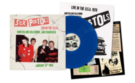 Sex Pistols Live In The U.S.A 1978, Dallas 2LP - Blue Vinyl-