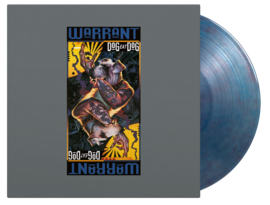 Warrant Dog Eat Dog LP - Blue Vinyl-