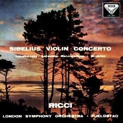 SIBELIUS & TCHAIKOVSKY/VIOLIN CONCERTO & SERENADE 180g LP