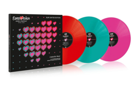 Eurovision Song Contest Basel 2025 3LP  - Red Mint Neon Pink Vinyl-