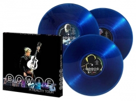 David Bowie A Reality Tour 180g 3LP Box Set (Translucent Blue Vinyl)