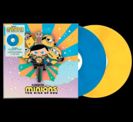 Minions The Rise Of Gru 2LP - Yellow & Blue Coloured Vinyl-
