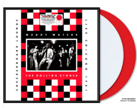 The Rolling Stones&  Muddy Waters Live At The Checkerboard Lounge 2LP  -Opaque Red & White Vinyl-