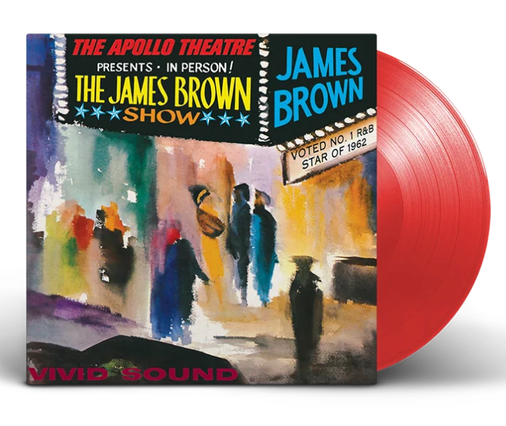 James Brown Live At The Apollo LP - Red Vinyl-