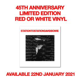 David Bowie Station to Station LP - Red or White Vinyl-