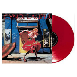 Cyndi Lauper She's So Unusual LP - Red Vinyl-