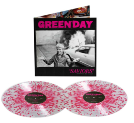 Green Day Saviors 2LP - Clear Pink Vinyl-
