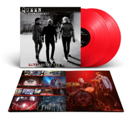 Queen & Adam Lambert Live Around The World Half-Speed Mastered 2LP - Red Vinyl-