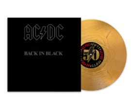 Ac/Dc Back To Black LP - Gold Vinyl-