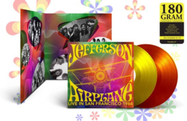 Jefferson Airplane Live In San Francisco 1966 2LP - Yellow/Orange Vinyl-