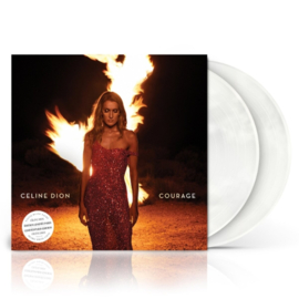 Céline Dion - Courage 2LP - Clear Vinyl-