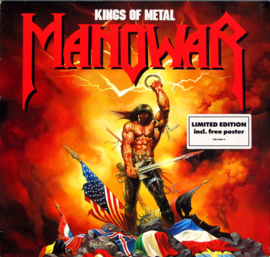 Manowar Kings Of Metal LP - Coloured Vinyl-