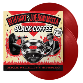 Beth Hart & Joe Bonamassa Black Coffee 2LP - Red Vinyl-