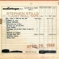 Stephen Stills - Just Roll Tape LP