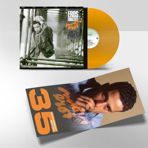 Eros Ramazzotti Nuovi Eroi LP - Orange Vinyl-