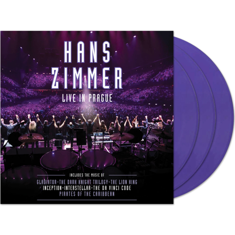 Hans Zimmer Live In Prague 4LP - Purple Vinyl-