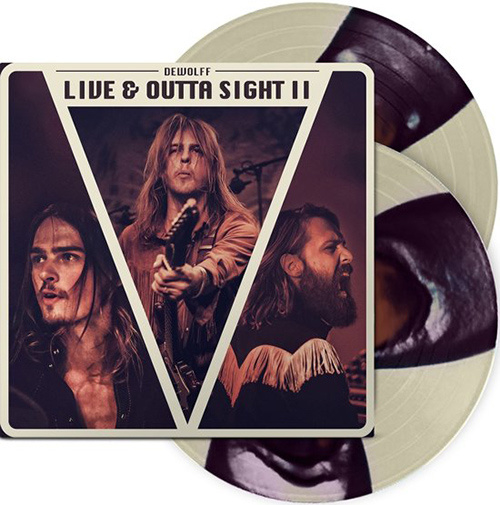 Dewolf Live & Outta of Sight II 2LP -Purlple Cream  Vinyl-