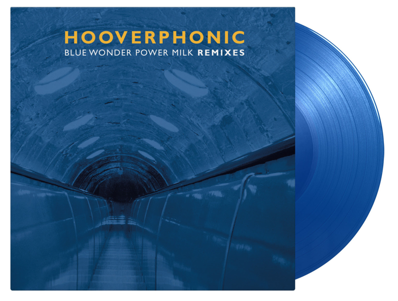 Hooverphonic Blue Wonder Power Milk Remixes LP - Blue Vinyl-