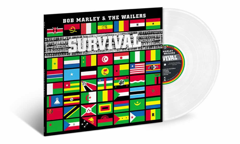 Bob Marley Survival LP - Clear Vinyl-